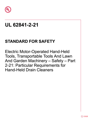 UL 62841-2-21 PDF